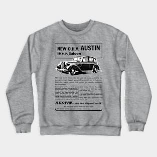 1945 AUSTIN 16 HP - advert Crewneck Sweatshirt